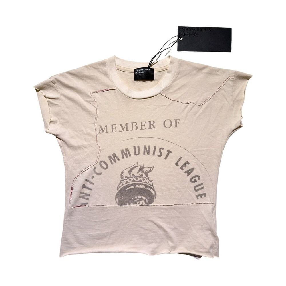 Anti-communist league shrunken T-shirt